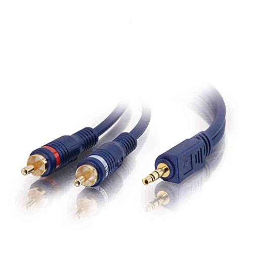 C2G 2m Velocity One 3. 5mm Stereo mannlichen to Two RCA mannlichen Y-Kabel C2G 2m Velocity One 3. 5mm Stereo mannlichen to Two RCA mannlichen Y-Kabel von C2G