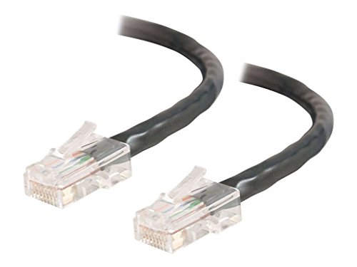 C2G 30M Cat5e Ethernet RJ45 High-Speed-Netzwerkkabel, LAN-Leitung SCHWARZ Cat5e PVC UTP Patch-Kabel von C2G