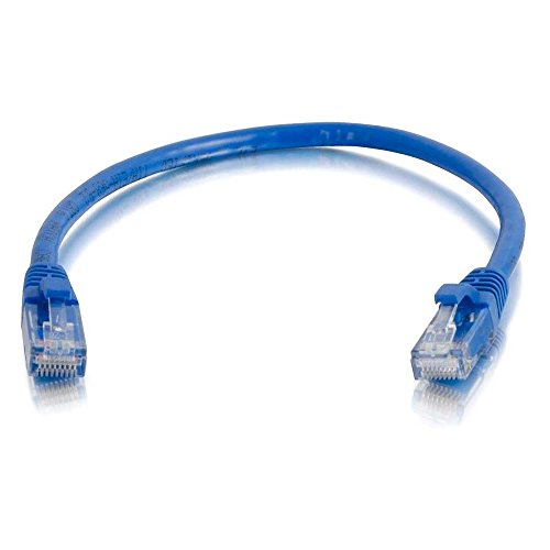 C2G 31372 Cat6 Crossover-Kabel, snagless, ungeschirmt, Multipack, Blau, 1,52 m, 50 Stück von C2G