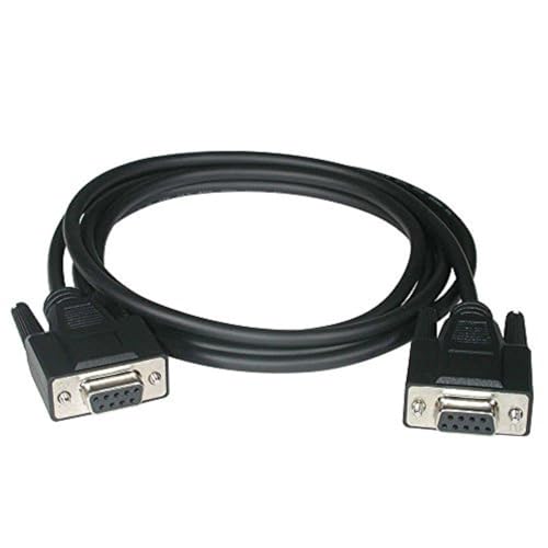 C2G 3M DB9-Buchse zu DB9-Buchse Nullmodem-Verlängerungskabel fàur serielle Computeranschlàusse, schwarz C2G 3M DB9-Buchse zu DB9-Buchse Nullmodem-Verlängerungskabel fàur serielle Computeranschlàusse, schwarz von C2G