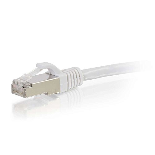 C2G 3M weiß CAT6A Ethernet Gigabit LAN Netzwerk Kabel (RJ45) Nickel Plated and Copper Braided Patch UTP Kabel von C2G