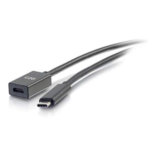 C2G 3ft USB-C/Thunderbolt 3 zu USB-C 3. 1 (Gen 1) USB-C oder Thunderbolt 3 Stecker zu Buchse Verlängerungskabel (10Gbps), 0.9M von C2G