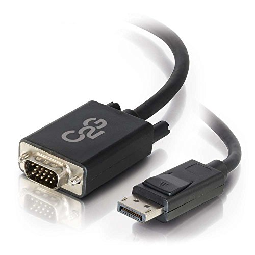 C2G 3m DisplayPort-Stecker auf VGA-Stecker Computer-Monitor-Adapterkabel Schwarz von C2G