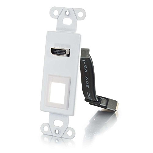 C2G 41013 Composite-Video- und Cinch-Stereo-Audio-Pass-Through-Wandplatte, gebürstetes Aluminium C2G 41013 Composite-Video- und Cinch-Stereo-Audio-Pass-Through-Wandplatte, gebürstetes Aluminium von C2G