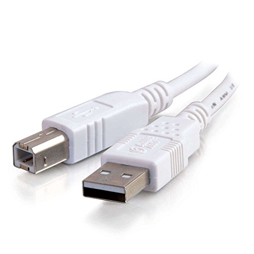 C2G 5 Meter USB-Druckerkabel, USB 2. 0 A auf B Kabel. Kompatibel mit Druckern und Scannern von HP, Epson, Brother, Samsung, Cannon und Allen Anderen USB A/B-Geräten von C2G