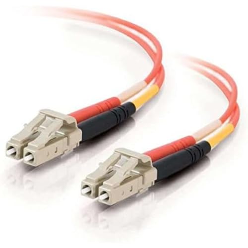 C2G 5m Glasfaser/Glasfaserkabel fàur Fast Ethernet, Fibre Channel, ATM und Gibabit Patchkabel LSZH LC/LC Duplex Multimode 62,5/125 MM von C2G