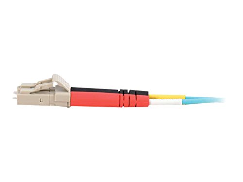 C2G 5m LC-LC 10Gb 50/125 OM3 Duplex Multimode PVC Glasfaserkabel (LSZH) - Aqua von C2G