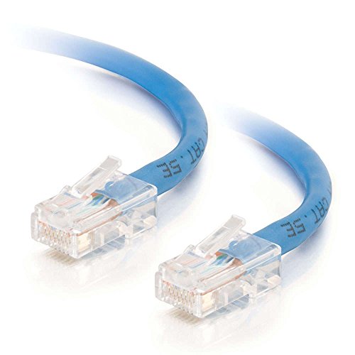 C2G 7M Cat5e Ethernet RJ45 High-Speed-Netzwerkkabel, LAN-Leitung BLAU Cat5e PVC UTP Patch-Kabel von C2G