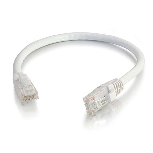 C2G 7M weiß CAT6 Ethernet Gigabit Lan Netzwerkkabel (RJ45) Patchkabel, UTP, kompatibel mit CAT. 5, CAT. 5e und CAT. 7. von C2G