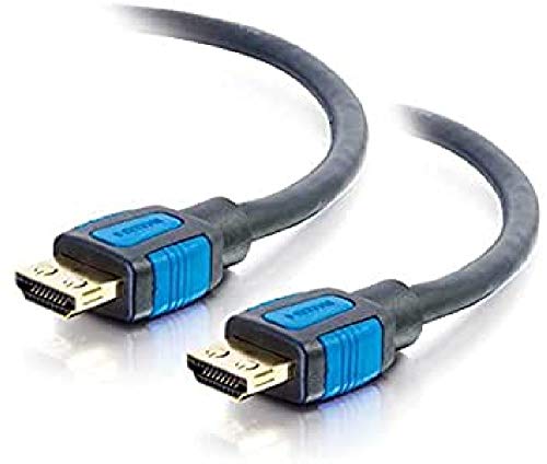 C2G 82377 HDMI-Kabel 0,5 m HDMI Typ A (Standard) Schwarz, Blau - HDMI-Kabel (0,5 m, HDMI Typ A (Standard), HDMI Typ A (Standard), 4096 x 2160 Pixel, 3D, Schwarz, Blau) von C2G
