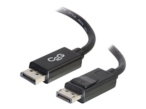 C2G DisplayPort-Kabel, 8K, Stecker auf Stecker, Schwarz, 1,82 m, 54401 von C2G