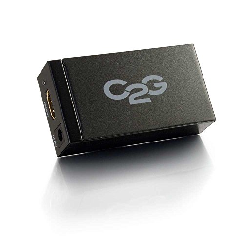 C2G HDMI-Buchse auf DisplayPort-Buchse Konverter mit Netzteil von C2G