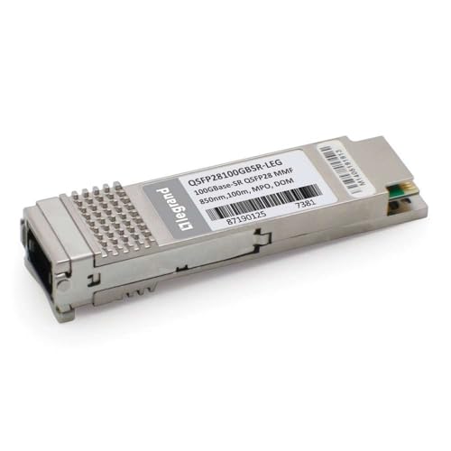 C2G MSA und TAA konformer 100GBase-SR QSFP28 Transceiver (MMF, 850nm, 100M, MPO, Dom) (QSFP28100GBSR-LEG) von C2G