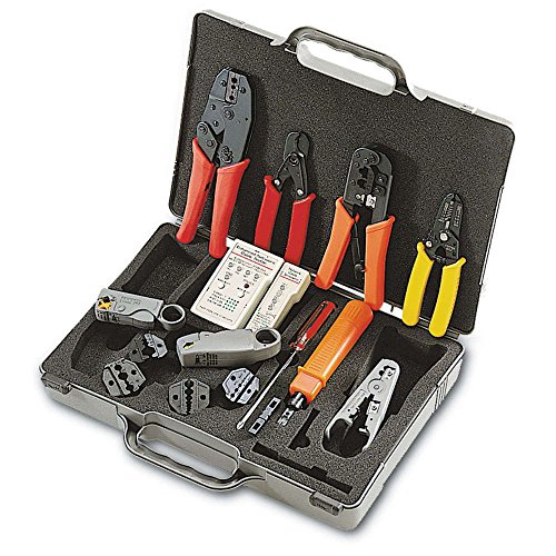 C2G Netzwerk Installation Tool Kit, Kabel Crimper, Cutter, Stripper Tool Box for Kabel Engineer von C2G