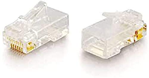 C2G RJ45 Cat5E Modular Plug For Round Solid Strand Kabel 50Pack von C2G