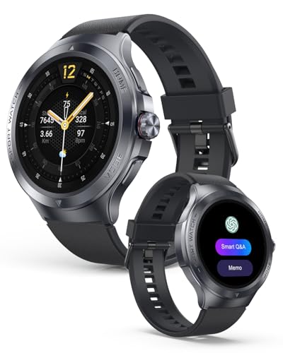 C2G Smartwatch 48 mm, 2025 verbesserte GPS-Sportuhr/Anrufe, 15-Tage-Batterie, mit Herzfrequenz/SpO2/Schlafüberwachung, 110+ Sportmodi, Zugriff auf AI-Funktionen, IP69K wasserdichte Outdoor-Fitnessuhr C2G Smartwatch 48 mm, 2025 verbesserte GPS-Sportuhr/Anrufe, 15-Tage-Batterie, mit Herzfrequenz/SpO2/Schlafüberwachung, 110+ Sportmodi, Zugriff auf AI-Funktionen, IP69K wasserdichte Outdoor-Fitnessuhr von C2G