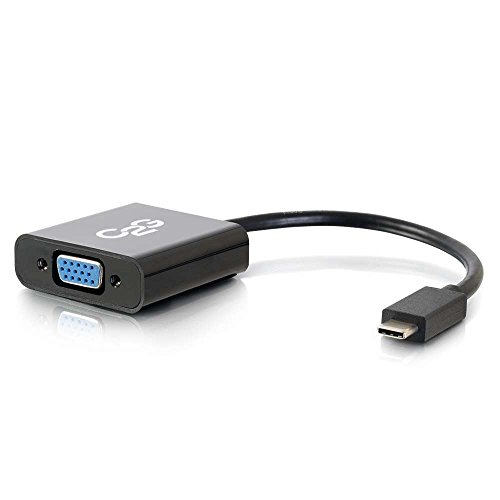 C2G USB Adapter Video Adapter USB C auf VGA Schwarz Kabel to Go 29471 von C2G