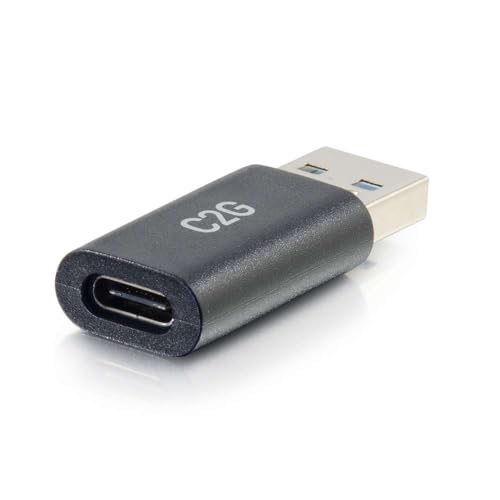 C2G USB C weibliche to USB A mannlichen SuperSpeed USB 5Gbps Adapter Converter, Compatible with Smartphones, Tablets and Laptops von C2G