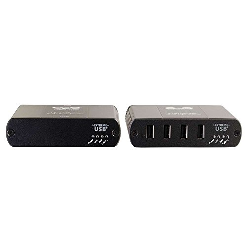 C2G USB Extender, USB 2.0 über Cat 5 Extender, 4 Port Extender, Kabel to Go 34020 von C2G