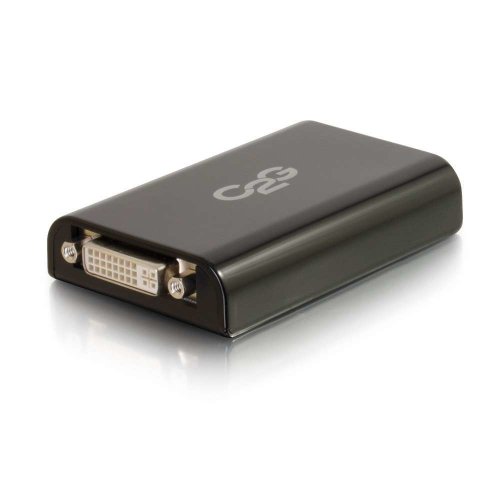 C2G USB-Micro B 3. 0 zu DVI Audio & Video Adapter, Externe Videokarte Duplizieren oder Erweitern von bis zu 6 Displays (DVI-D) von C2G