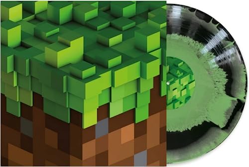 Minecraft Volume Alpha Green & Black "Emerald Ore" Swirl Vinyl von C418