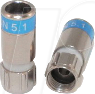 CC 99909946-01 - F-Stecker, Kompression, TrueDrop 5.1 von CABELCON