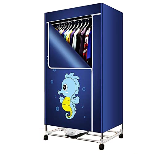 CABINE Tragbarer Elektrischer Trockner 2 Tier, Erhitzte Energieeinsparung Trocknschrankenlast 15 Kg/Blue von CABINE