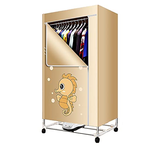 CABINE Tragbarer Elektrischer Trockner 2 Tier, Erhitzte Energieeinsparung Trocknschrankenlast 15 Kg/Khaki von CABINE