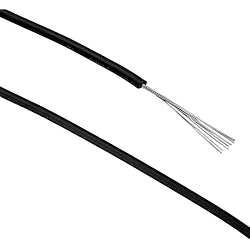 BeMatik - 18AWG Netzkabel 30m schwarz von CABLEMATIC