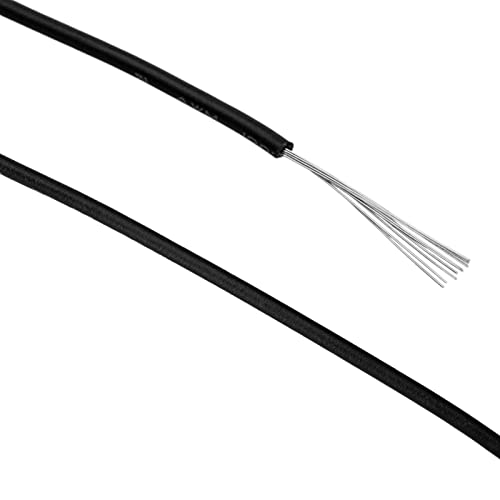 BeMatik - 24AWG Netzkabel 30m schwarz von Cablematic