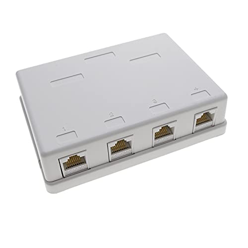 BeMatik - Box Größe 4 RJ45 UTP Cat.5e von CABLEMATIC