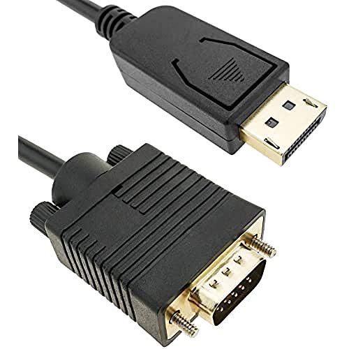 BeMatik - DisplayPort-Kabel Stecker-Stecker VGA 5 m von CABLEMATIC