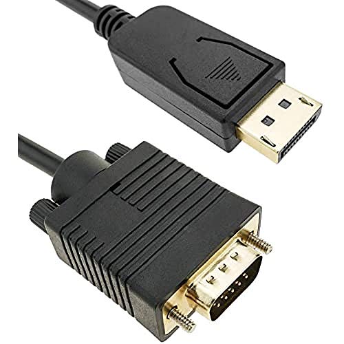 BeMatik - DisplayPort-Kabel VGA Stecker auf Stecker 3 m von CABLEMATIC