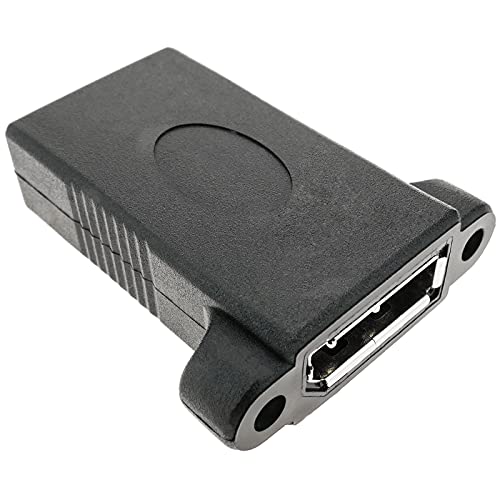 BeMatik - Displayport-Buchse auf Buchse Adapter mit contector für Tafeleinbau von Cablematic
