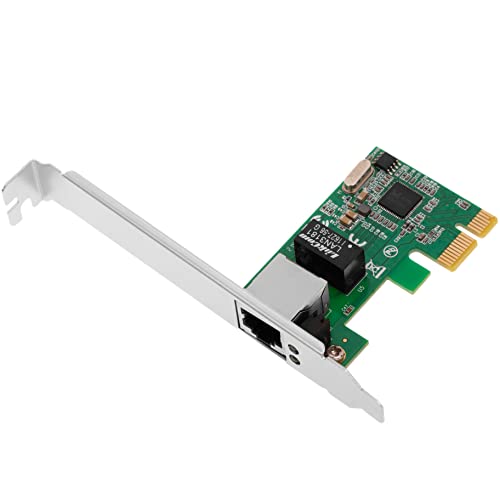 BeMatik - Ethernet Karte PCI-Express PCIe Gigabit 10/100/1000 Base-TX RJ45 von CABLEMATIC