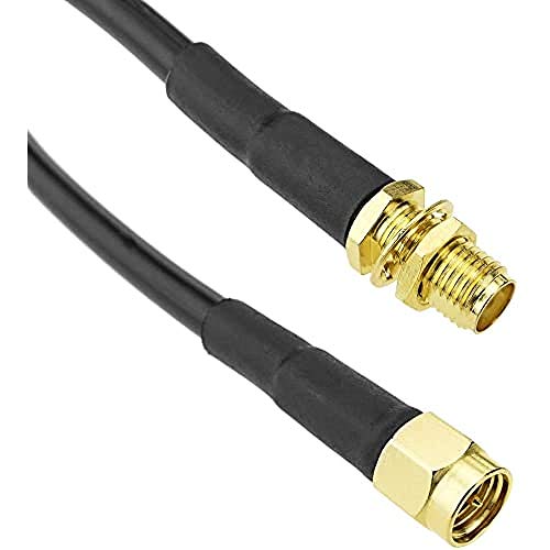 BeMatik - HDF200 Koaxialkabel SMA-Stecker auf SMA-Buchse 5m von CABLEMATIC