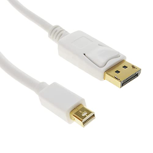 BeMatik - Kabel Displayport a Mini Displayport 4K FullHD für digitale Audio und Video 1m weiss BeMatik - Kabel Displayport a Mini Displayport 4K FullHD für digitale Audio und Video 1m weiss von Cablematic