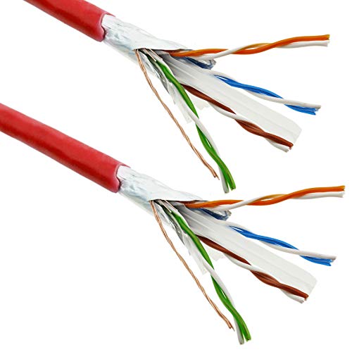 BeMatik - Kategorie 6 FTP Kabelrolle CCA 24AWG solide red 100m von CABLEMATIC