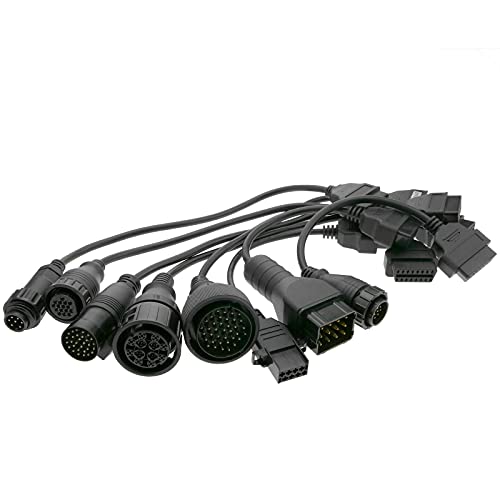 BeMatik - Kit OBD2 AUTOCOMTRUCK 8 Adapter für Wabco Knorr Benz Scania Man Renault Iveco Volvo BeMatik - Kit OBD2 AUTOCOMTRUCK 8 Adapter für Wabco Knorr Benz Scania Man Renault Iveco Volvo von Cablematic