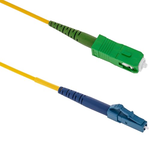 BeMatik - LWL Kabel LC/PC zu SC/APC Monomode Simplex 9/125 5 m von CABLEMATIC