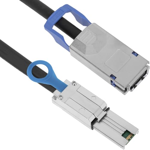 BeMatik - MiniSAS Kabel SFF-8088 auf SFF-8470 10 Gigabit CX4 2m von CABLEMATIC