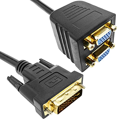 BeMatik - Passiv-Replikator Kabel 1 DVI-auf-2 VGA von CABLEMATIC