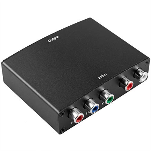 BeMatik - RGB-Wandler mit Audio YPbPr zu HDMI (5 RCA bis 1 HDMI) von CABLEMATIC