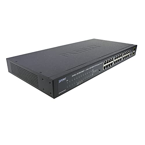 BeMatik - Rack 19" WEB Giga-Switch 24 10/100/1000 Mbps UTP und 2 SFP von CABLEMATIC