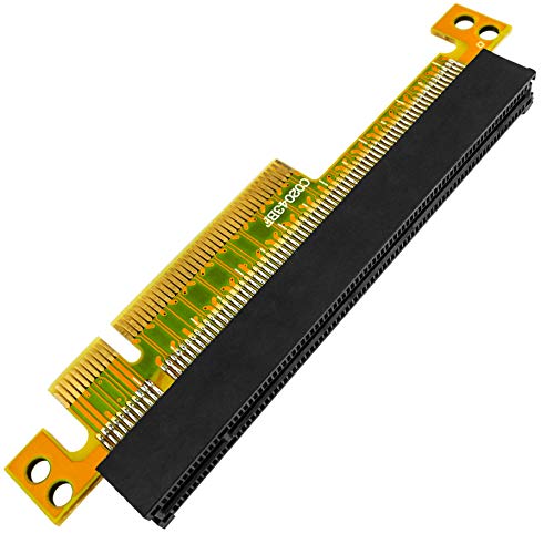 BeMatik - Riser-Karte 27,3 mm. PCI-Express Adapter 8x zu 16x von CABLEMATIC