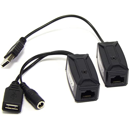 BeMatik - USB 1.1 Verlängerungskabel AM > 1xAH (UTP 300m) von Cablematic
