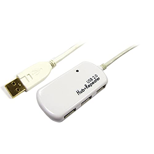 BeMatik - USB 2.0 Verlängerungskabel AM bis 4 AH von 12m von CABLEMATIC