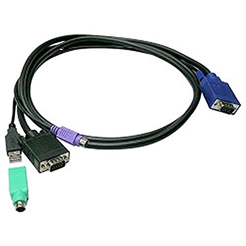 BeMatik - Uniclass Prima Kabel KVM Switch PS2 und USB 5m von CABLEMATIC