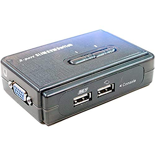BeMatik - Uniclass USB KVM Switch VGA 1KVM ein Mini 2CPU von CABLEMATIC