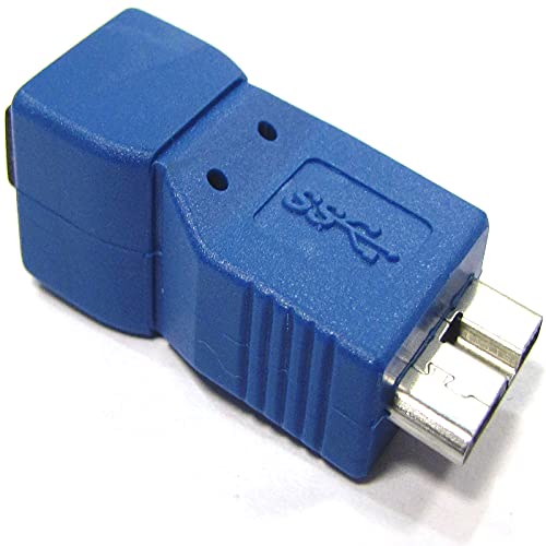 Cablematic - Adapter USB 3.0 auf USB 2.0 (Micro-USB auf mini USB B B männlich weibl von CABLEMATIC